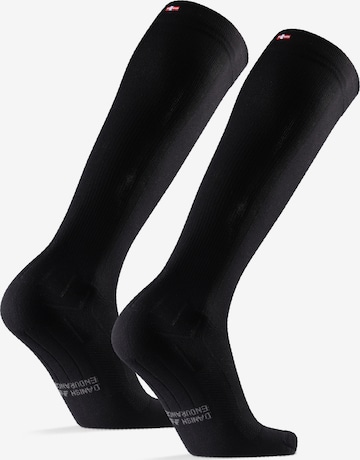 Chaussettes de sport 'Compression' DANISH ENDURANCE en noir