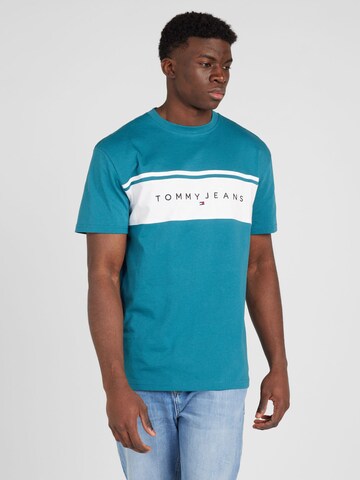 Tommy Jeans Shirt in Blauw: voorkant