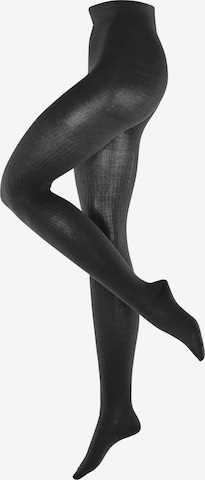 BURLINGTON Strumpfhose 'Rib Couture' in Schwarz: Vorderseite