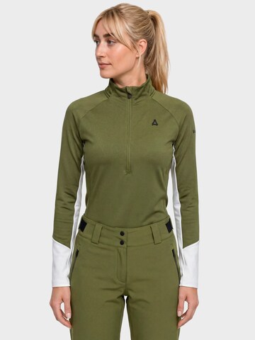 Schöffel Functioneel shirt in Groen: voorkant