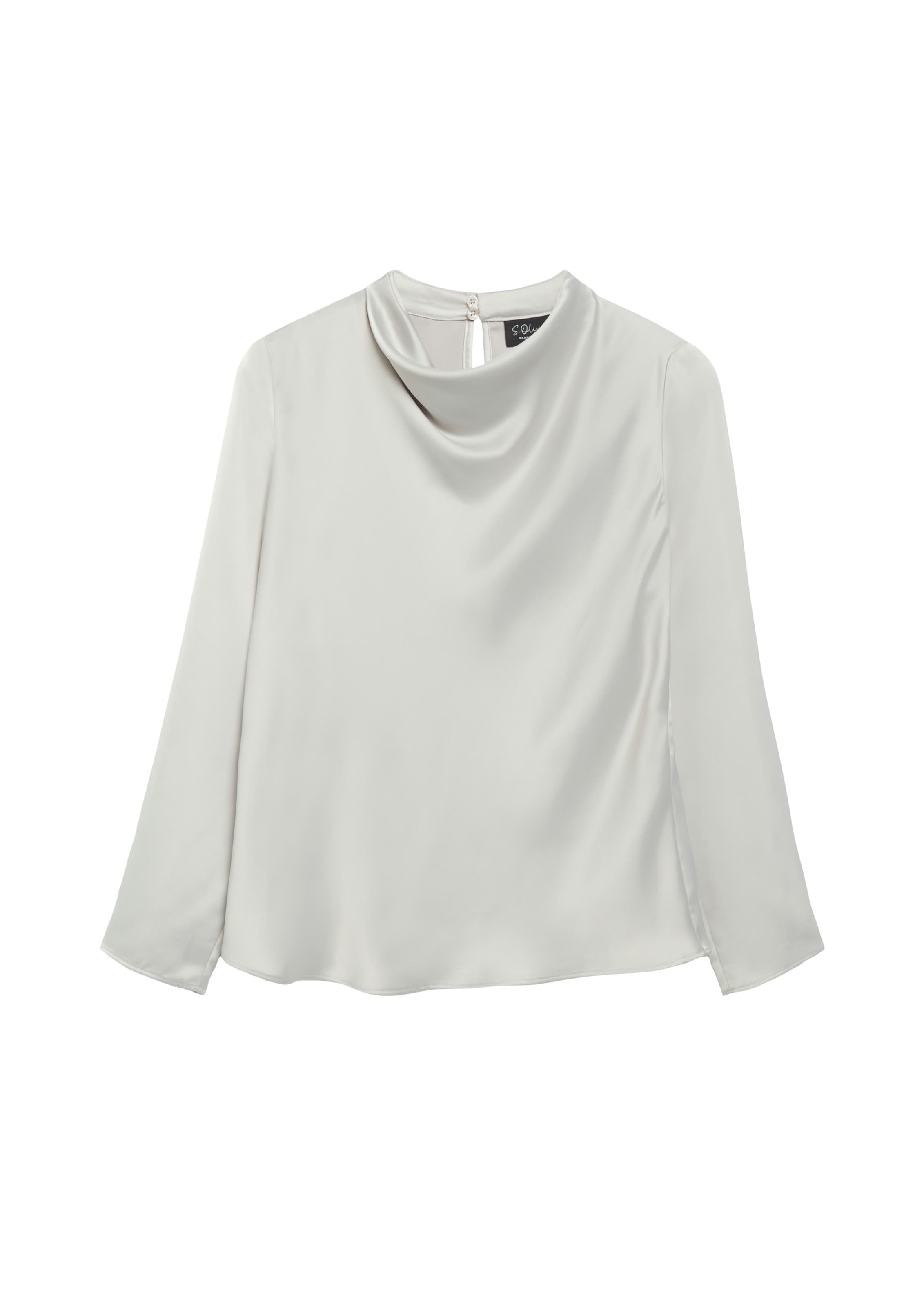 s.Oliver Bluse in M in hellgrau, Produktansicht