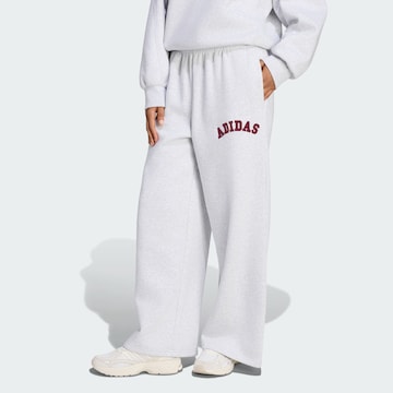 ADIDAS SPORTSWEAR Loose fit Sports trousers in Grey: front