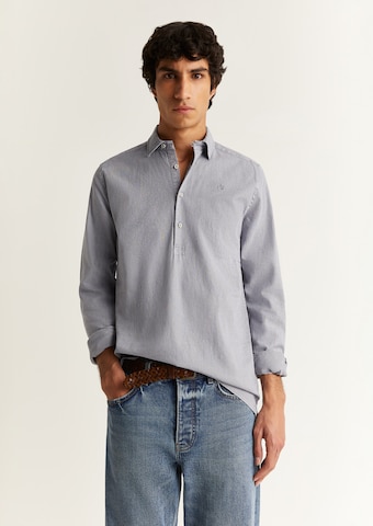 Scalpers Regular Fit Shirt 'Polera' in Grau