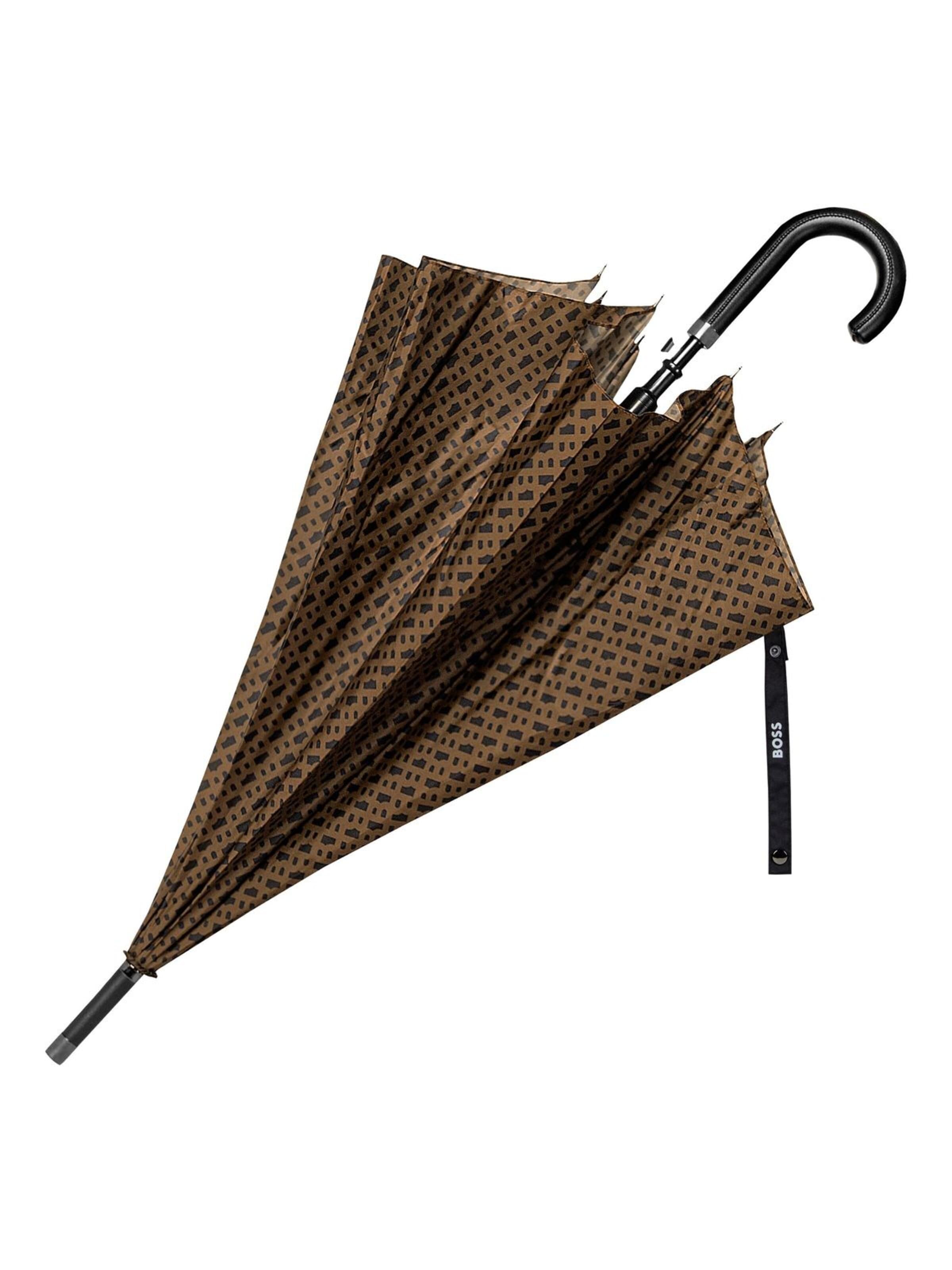 BOSS Umbrella 'Umbrella Monogramme' in Beige
