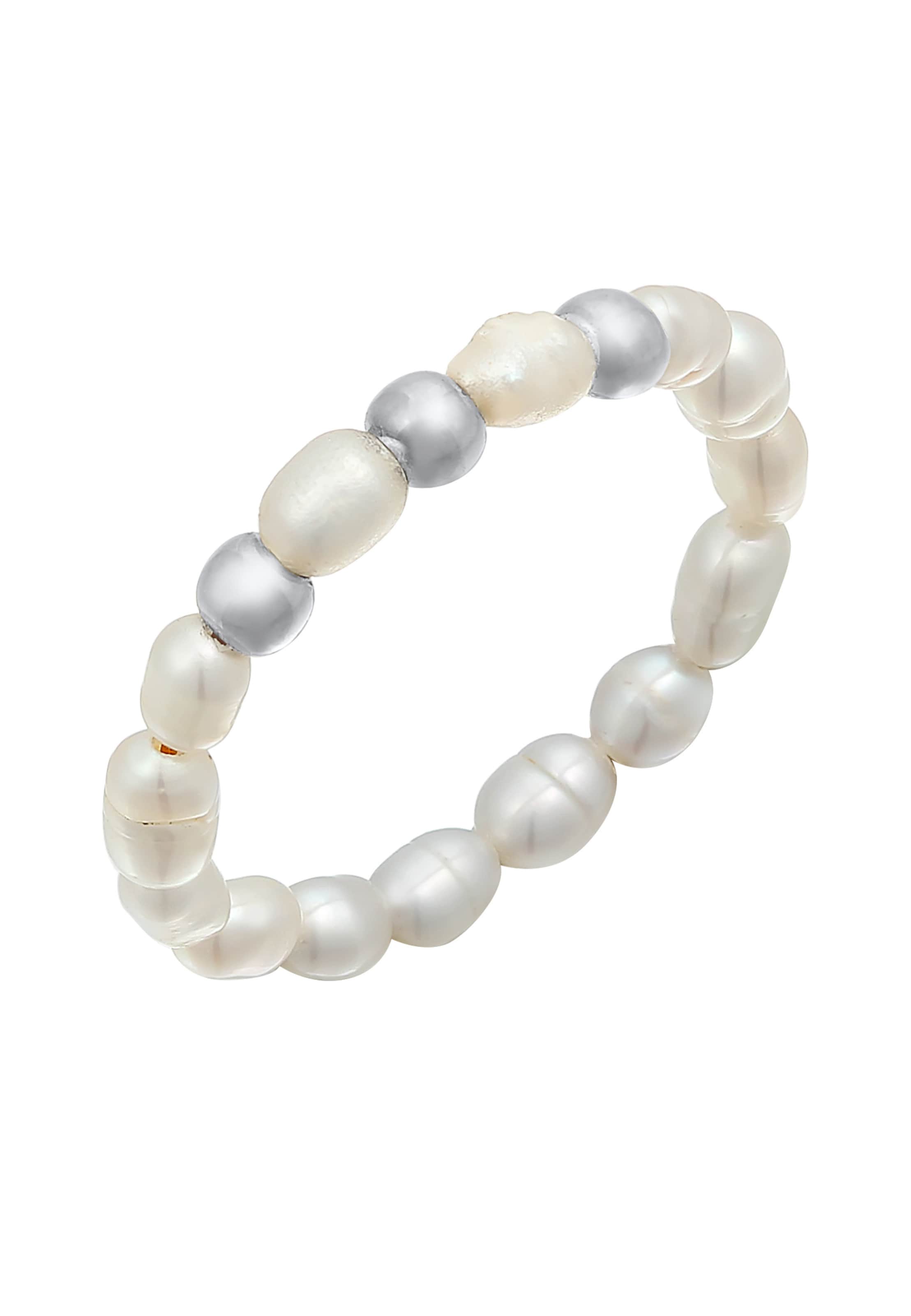 ELLI Ring in Silver: front