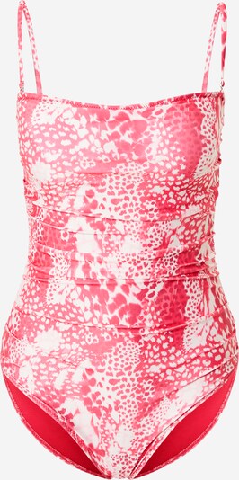 Wallis Badeanzug in pink / weiß, Produktansicht