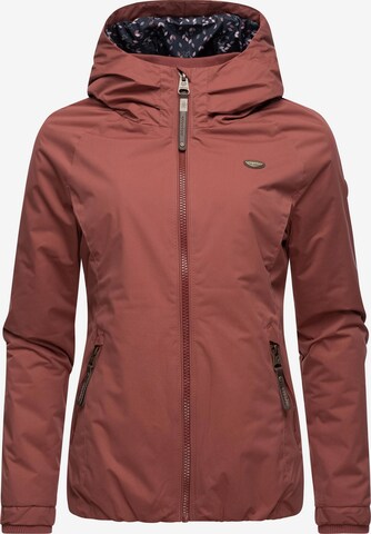 Ragwear Outdoorjas 'Dizzie' in Bruin: voorkant