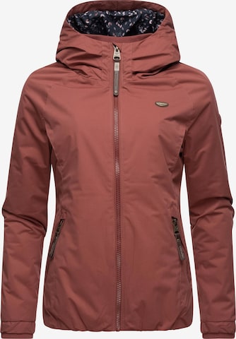 Veste outdoor 'Dizzie' Ragwear en marron : devant