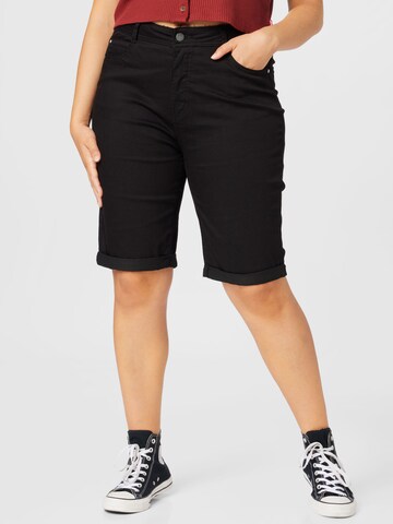Z-One Slimfit Jeans 'Jenny' in Zwart: voorkant