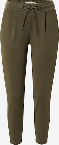 ICHI Plissert bukse 'KATE' i grønn: forside