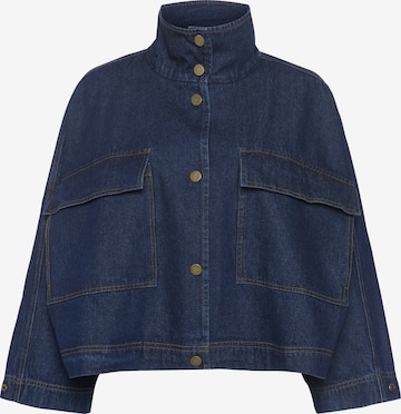 My Essential Wardrobe Tussenjas in Blauw: voorkant