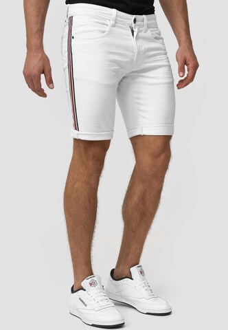 INDICODE JEANS Slim fit Jeans 'Fife' in White