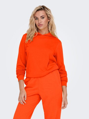 Sweat-shirt 'Diana' ONLY en orange : devant