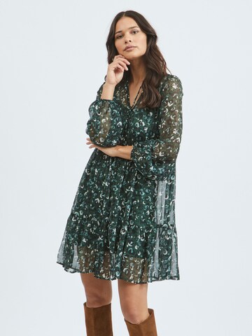 VILA Shirt Dress 'Falia' in Green: front