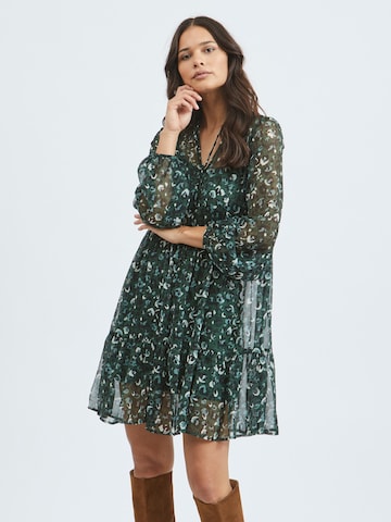 VILA Shirt dress 'Falia' in Green: front