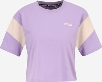 FILA - Camisa funcionais 'TEMI' em roxo: frente