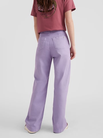 O'NEILL Široke hlačnice Hlače | vijolična barva