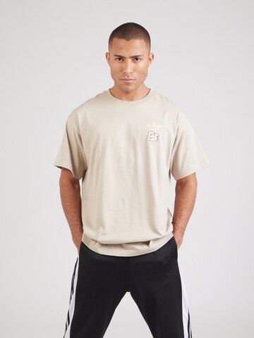 Tricou 'ICED LATTE' de la ADIDAS ORIGINALS pe bej