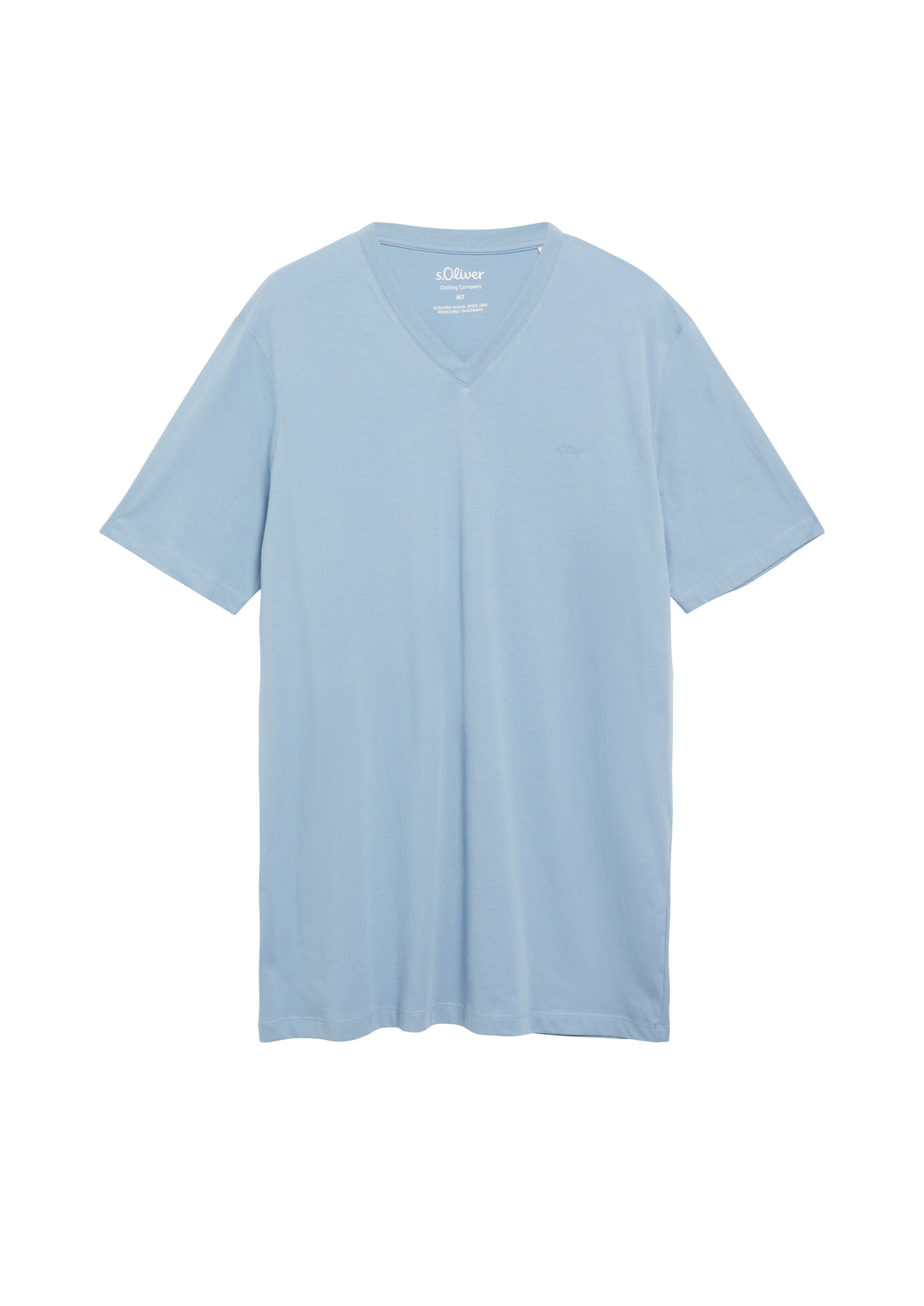s.Oliver Men Big Sizes T-Shirt in Blau: Vorderseite