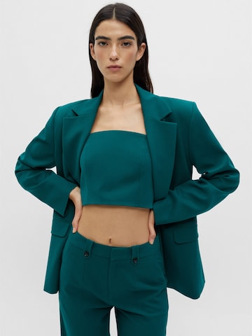 Top di Pull&Bear in verde: frontale