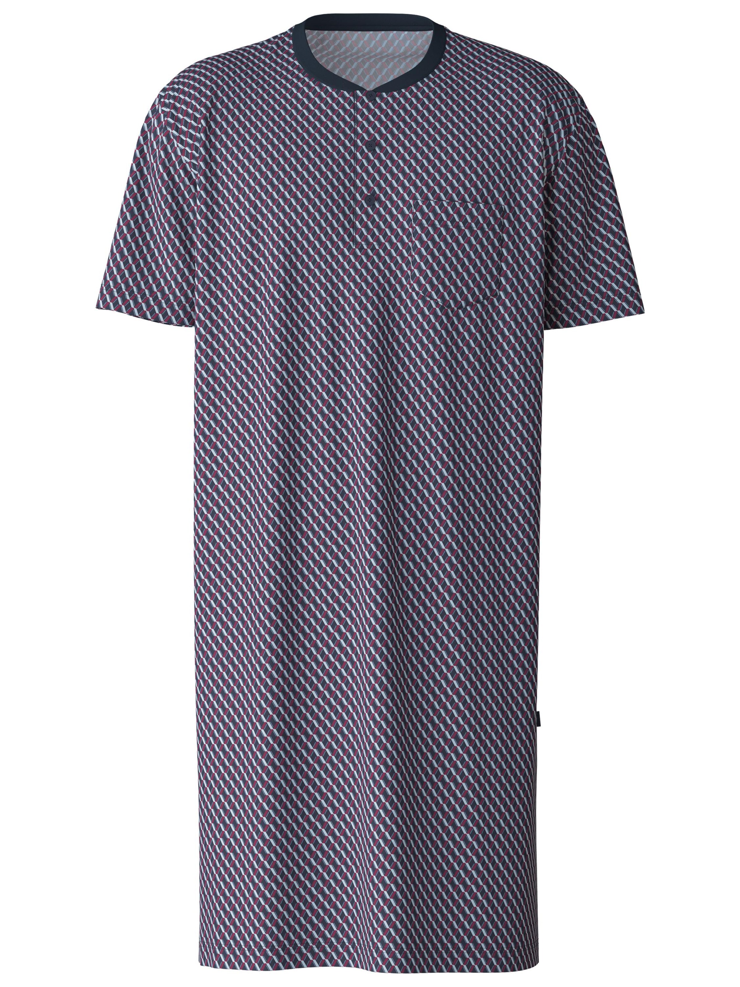 CALIDA Pyjama lang 'Relax Imprint'‌‌‌ in Rot: Vorderseite