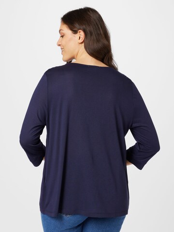 T-shirt Tom Tailor Women + en bleu