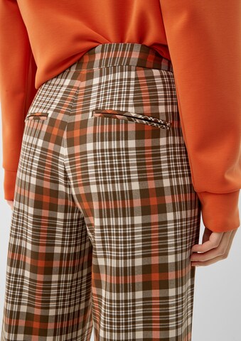 s.Oliver Wide leg Pleat-Front Pants in Mixed colors