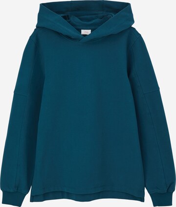 s.Oliver Sweatshirt in Blauw: voorkant