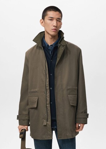 MANGO MAN Between-Seasons Parka 'Pardo' in Green