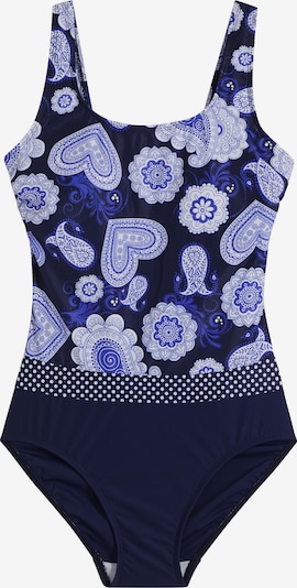 bonprix Shapingbadeanzug in S in navy / hellblau, Produktansicht