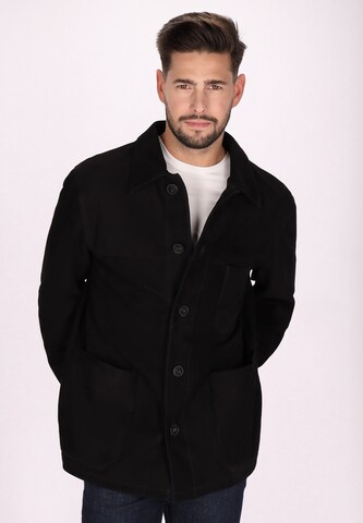 DreiMaster Vintage Between-Season Jacket in Black: front