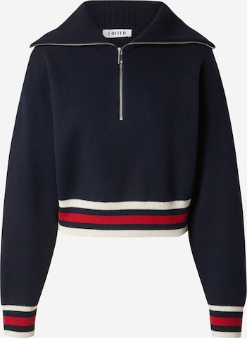 mėlyna EDITED Megztinis 'Zadie': priekis