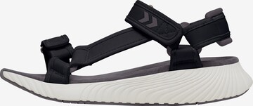 Hummel Sandals in Black: front