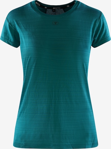 T-shirt fonctionnel 'Alin' TOM TAILOR en bleu : devant