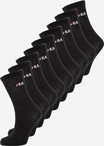 Chaussettes FILA en noir : devant