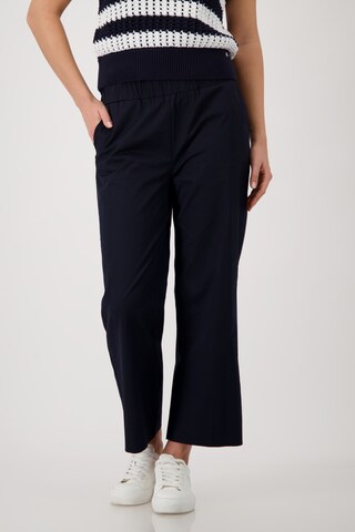 monari Wide Leg Hose in Blau: Vorderseite