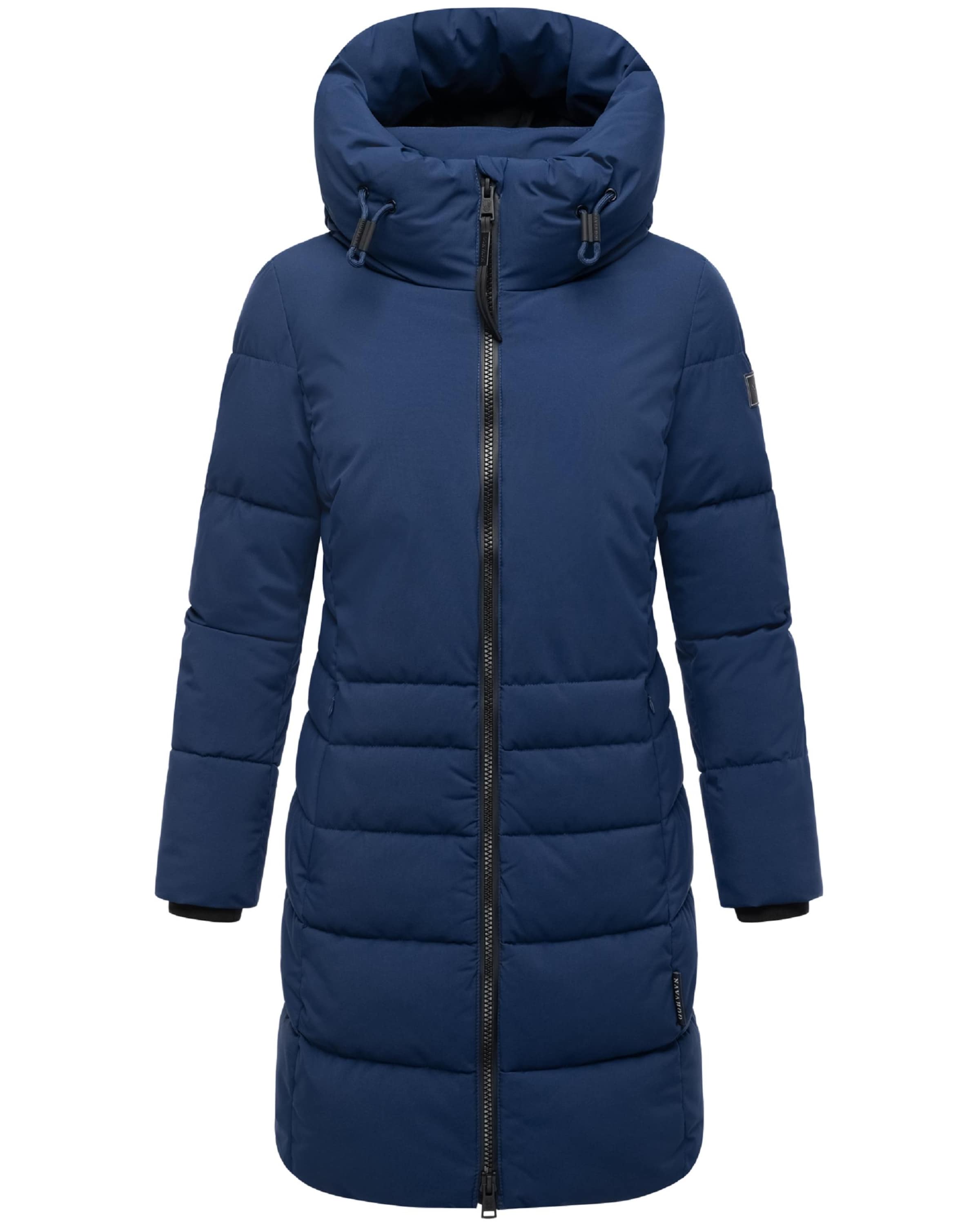 NAVAHOO Zimný kabát 'Mondnebel XIV' - Modrá: predná strana