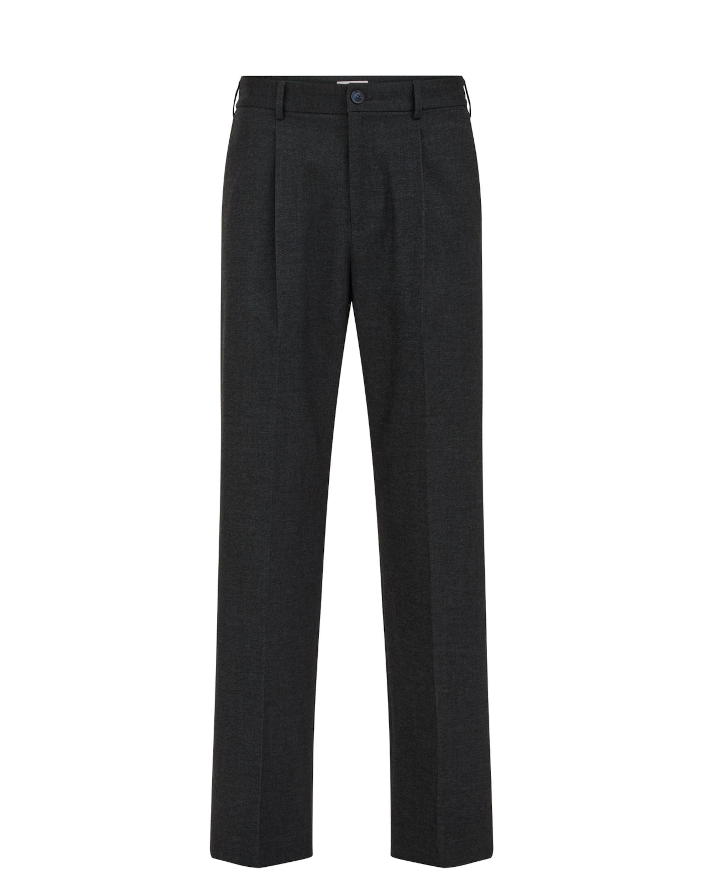 WE Fashion Kalhoty se sklady v pase - tmavě šedá, Produkt