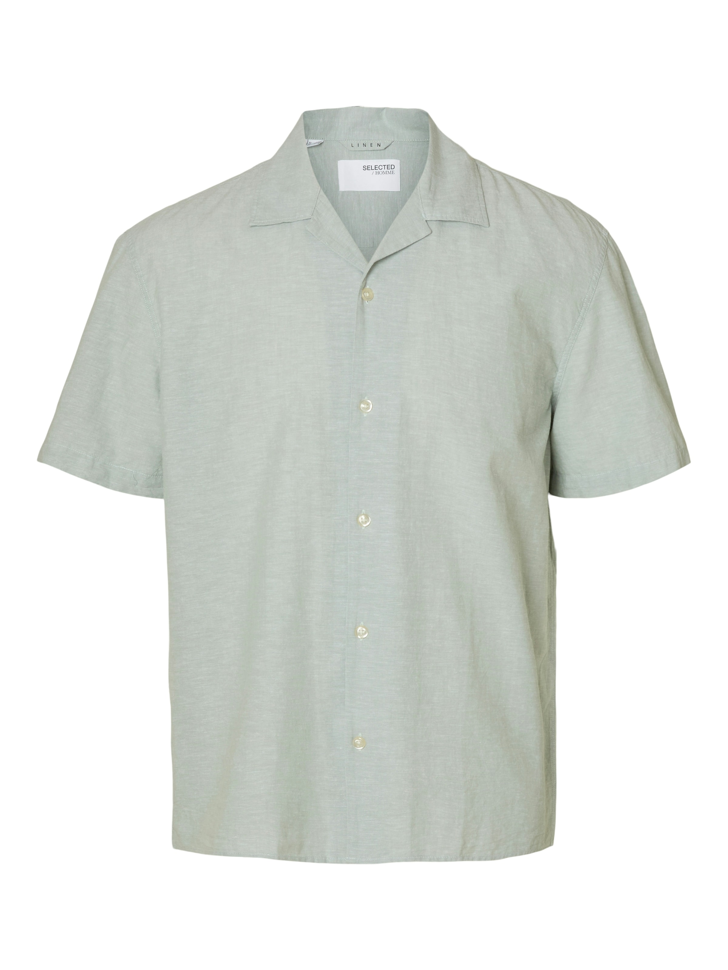 SELECTED Рубашка в Зеленый: спереди