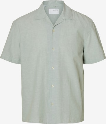 SELECTED Overhemd in Groen: voorkant