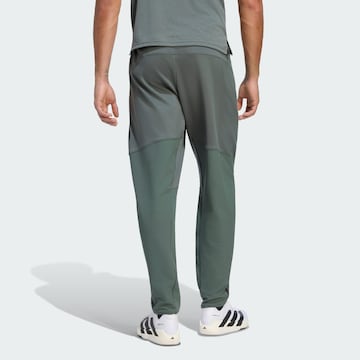 ADIDAS PERFORMANCE Tapered Sportbroek 'D4T' in Groen