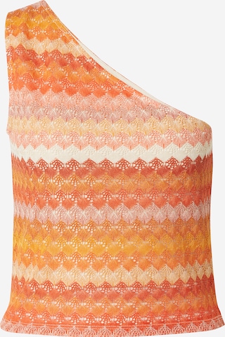 VILA Knitted Top 'JOE' in Orange: front