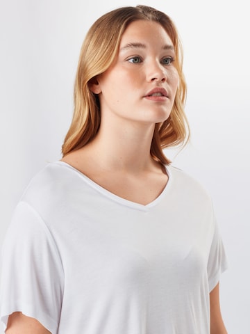 T-shirt 'Aneli' KAFFE CURVE en blanc