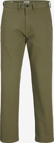 JACK & JONES Брюки-чинос 'JPSTKANE BARRET' в Зеленый: спереди