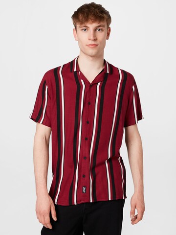 HOLLISTER Regular Fit Hemd in Rot: predná strana