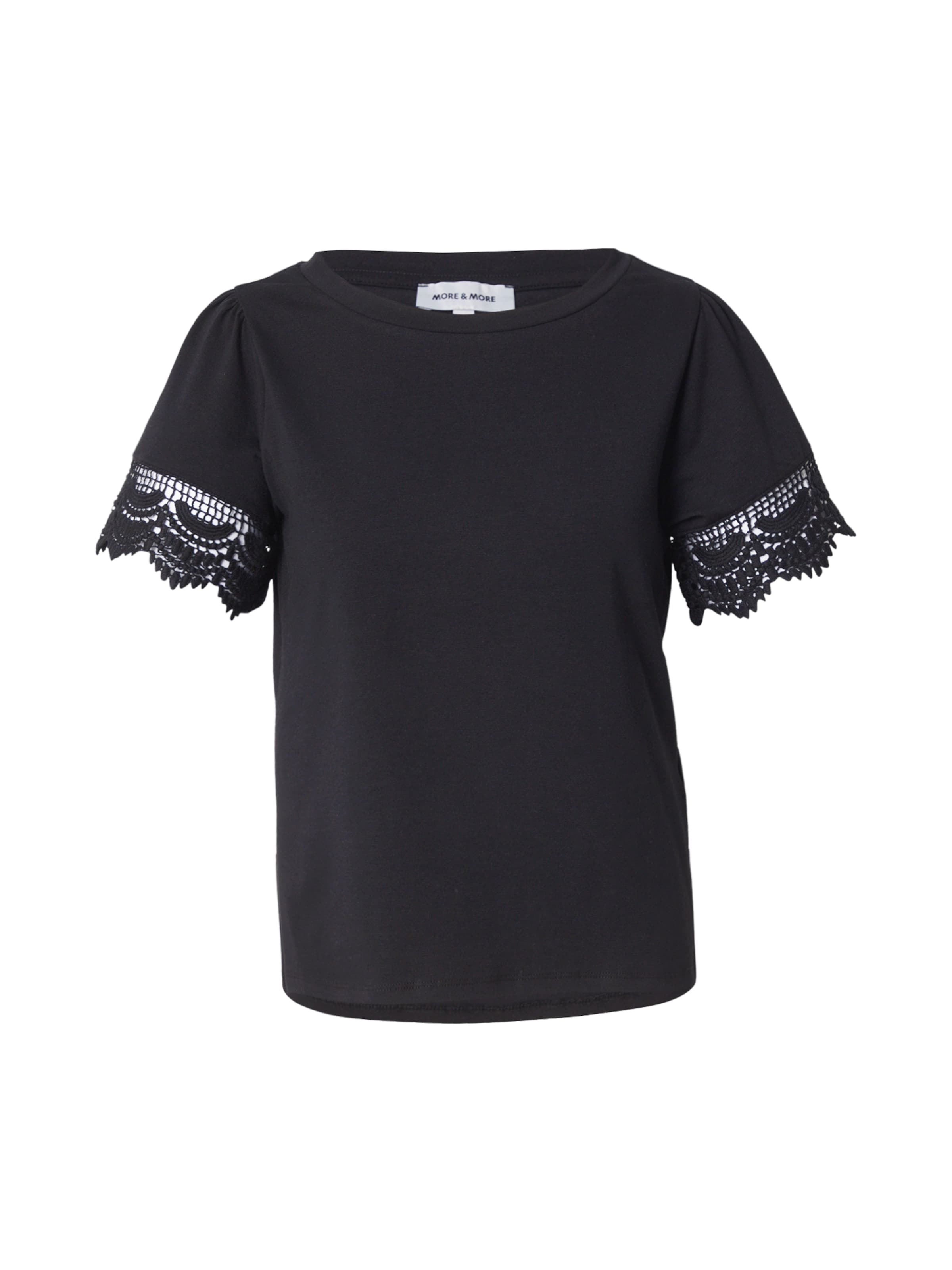 MORE & MORE Shirt in Black: front