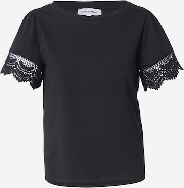 T-shirt MORE & MORE en noir : devant