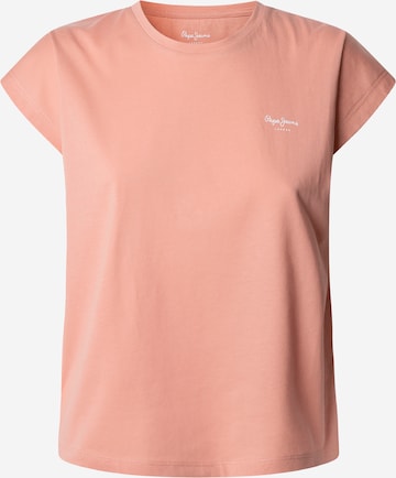 T-shirt 'Blooma' Pepe Jeans en rose : devant