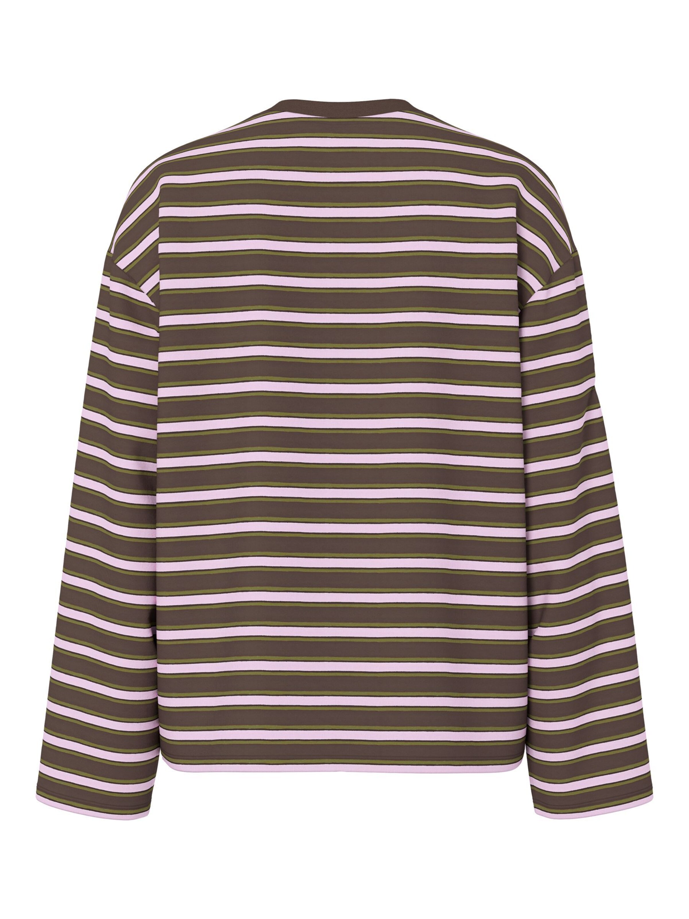 PIECES Shirt 'SADIE' in Brown