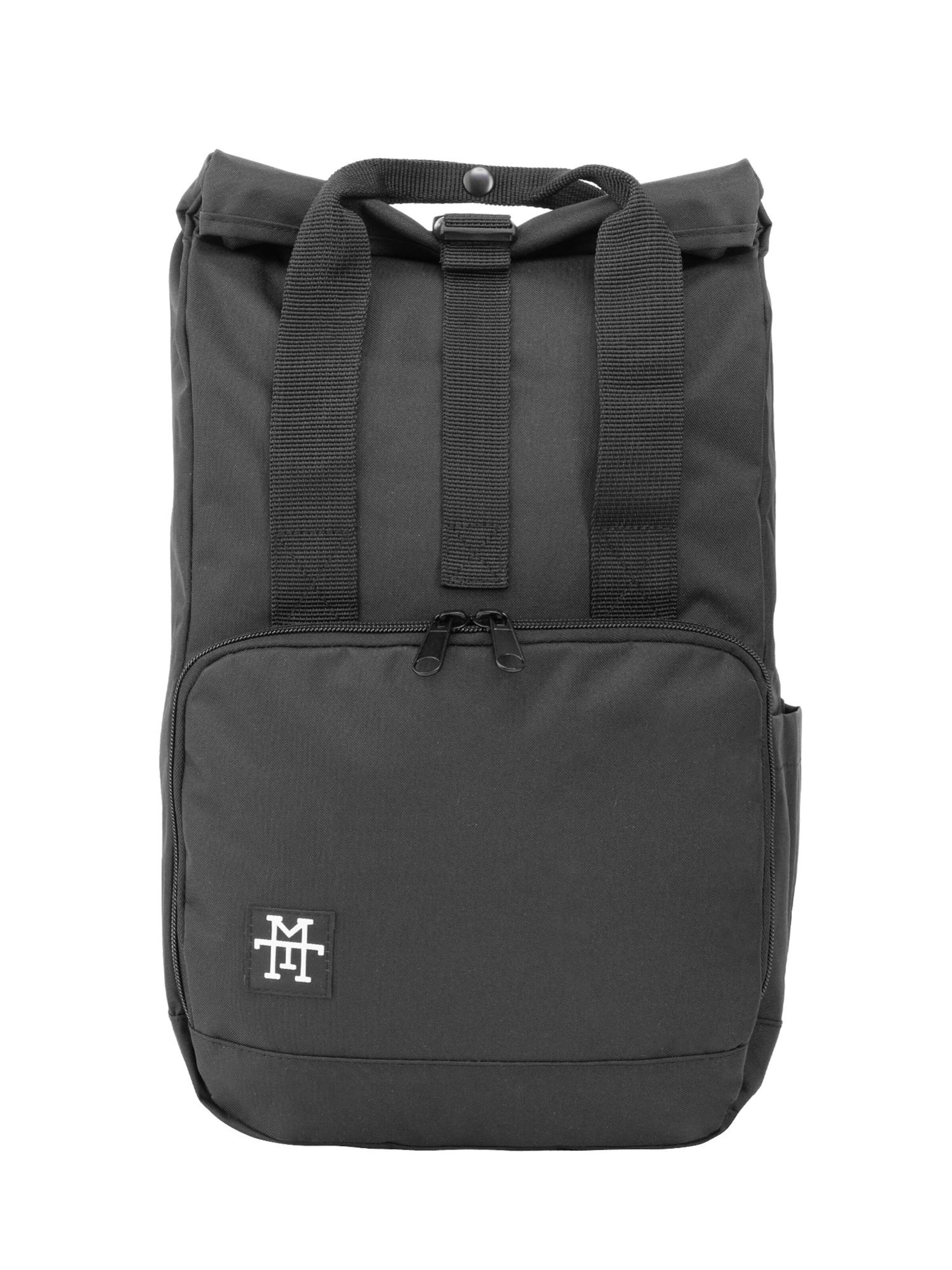 Manufaktur13 Backpack 'Mini Roll-Top DayPack' in Black: front